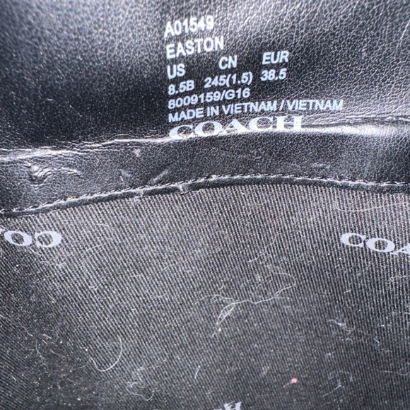 Coach Black Riding Boots - Picture 4 of 6